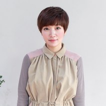 투애니위그 여자가발 통가발 쇼트 머쉬룸 여성통가발, 2 초코브라운, 1개
