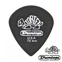 던롭 USA 톨텍스 피치블랙 재즈III 기타피크 482R, 1.14mm (1개)