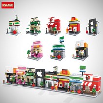 HSANHE 스토어블럭 8종, 혼합 색상