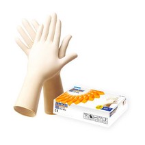 크린가드 G10 PFE-Soft 라텍스 글러브 100매, 크린가드 G10 Soft 라텍스 글러브 100매, 44500 S 소형, 소(S), 100매입