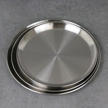 스텐 원형접시(14size)/스텐접시/스텐앞접시/그릇, 스텐원형접시 12호