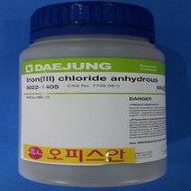 오피스안 염화제이철Iron(III) chloride 500G 1KG 시약, 1000ml