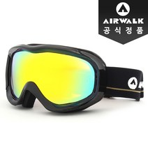 에어워크 정품 스키 보드 성인 고글 AW-1200M WTGD, AW-1200M BKGD