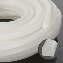 실리콘반달패킹 (가로4mm*높이5mm) - 10M(반투명)