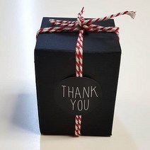 [캔들레이디] 공효진캔들용기_일자원형, 포장박스-블랙(중)