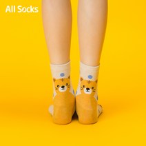 올삭스 B(여)더블애니멀 발목양말