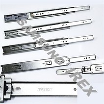 (삼성 IREX) 40KG 무게도 끄떡없는 튼튼함 3단볼레일 댐핑 (추가상품 밥통레일) 서랍장레일, IR2)3단볼레일(45mm/폭)(광폭)450mm