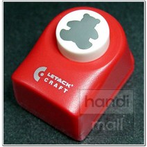 포코스 LETACT 모양펀치(CP-A) 39종모양(18mm), 곰 모양