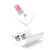 키즈네임 307.스마트 북&의류 스탬프, 의류_검정, 4.의류스탬프 전용 스티커
