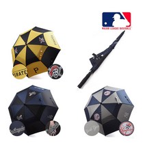 MLB 투컬러 골프우산 방풍우산 75 장우산 이중우산 큰우산