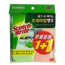 3M 스카치브라이트 때가 쏙빠지는 프리미엄행주 1+1, 1개