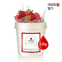 아로화(Arowha) 딸기 아로마 입욕제 (족욕제) 12kg 대용량 업소용 입욕 / 족욕 가루, 1통