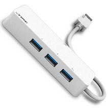 ipTIME U1003 USB3.0 기가비트 이더넷 유선 랜카드 + 3포트 허브 노트북/데스크탑 겸용