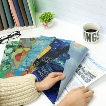 L홀더 캐릭터 10매 A4 홀더 바인더 L자 화일 문서 파일, M05.명화_꽃피는아몬드나무