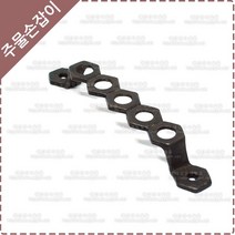 황동 주물 가구 손잡이 옛날 엔틱 장식 싱크대 신발장 옷장 전면고정 2구 손잡이 YB-040