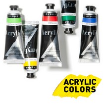 알파 아크릴물감 50ml 95색 낱색, $KZW_946 Emerald Green(Nova)
