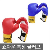 쇼다운 복싱 권투 트레이닝 글러브 성인용 아동용, 선택1_블루