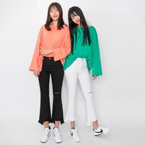 큰옷빅진 수술컷팅 스판 부츠컷바지(284) 빅사이즈여성