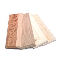 아이베란다 원목집성 삼각면 우드타일 80x200 100x200mm, 히노끼[두께18mm]100mm×200mm