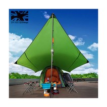 VANGO 반고 트렉 타프 앤트러사이트 그린 헥사타프 렉타타프 캠핑타프 그늘막, 트렉 타프 파미르 그린, 8543개