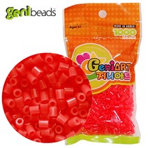 지니비즈(GENIBEADS) 리필용 싱글비즈_지니비즈 1000비즈, 핫커럴, 1개