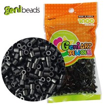 지니비즈(GENIBEADS) 리필용 싱글비즈_지니비즈 1000비즈, 블랙, 1개