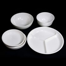 그릇세트 (조리사 시험용), 화이트