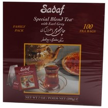Sadaf 스페셜 블렌드 티 with 얼그레이 인 포일, 200g, 1개