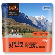 핫앤쿡 라면애밥 110g, 1개