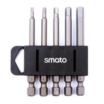 스마토 육각비트 세트 75mm 5PCS 6각 자석형 비트 렌치 육각 빗트 셋트