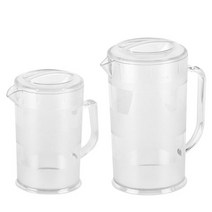 상세페이지참조 PC 물피쳐 (2size) 워터포트 카페물병 플라스틱물통, 물피쳐 2리터