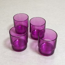 타파웨어 디럭스텀블러 컵 머그 머그컵 4P, 보라, 4개