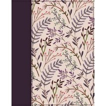 NIV Journal the Word Bible Cloth Over Board Pink Floral Red Letter Edition Comfort Print: Reflect..., Zondervan
