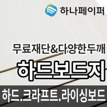 하나페이퍼 하드보드지, 라이싱보드 4P[LP4], 4절ㅡ12매