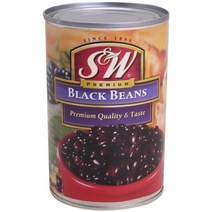 에스앤더블유 블랙빈 통조림, 1개, 425g