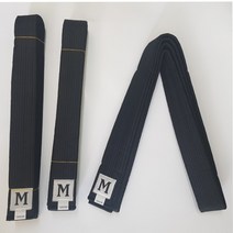 SG스포츠 태권도띠 검정띠 6CM 2번띠 도복띠 합기도띠 무술띠, 340
