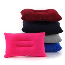 DH쇼핑 휴대용 에어 사각쿠션 목쿠션, 네이비