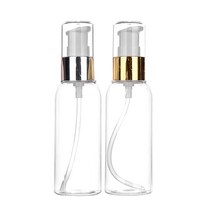 금속에센스용기 20ml 30ml 50ml 60ml 75ml 80ml 100ml 펌핑용기, 투명 실버캡