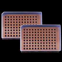 [바이오피스] 알파벳과 숫자가 표시되어 있어 샘플 식별이 쉬운 0.2ml PCR 튜브랙, 1개