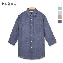 리셋 주름 린넨 7부 셔츠 DF-292~296