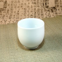 백자 막걸리잔 / 막걸리잔 막걸리사발 동동주잔 술잔 도자기잔 결혼선물 집들이선물 외국인선물, 흰색