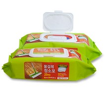 홈인더스트리 물걸레청소포 고급형 대형 25매, 1개입