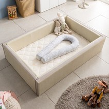 아씨방가구 엘리트 베이비 그레이 범퍼 침대프레임(매트제외)