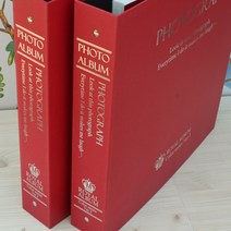화이트 접착식 로얄 사진 앨범 버전 3, RED(AB0014), 50매
