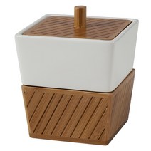 Creative Bath 스파 뱀부 자 욕실소품, 1개