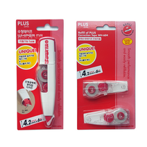 플러스 604 화이트 수정테이프+리필2개