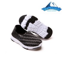 블루마운틴 우븐 슈즈 키즈 허리케인 (BMT-013HCK) 블랙+그레이