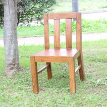 편백세상 소나무 통원목 식탁 (의자별도제품), 식탁의자(등받이 1인의자)