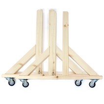 아이베란다 라취 원목파티션 칸막이 가벽 사무실 거실 파티션, 4.요자 바퀴형 지지대(2개1세트)