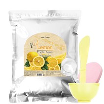 메디플라워 후르츠 모델링팩 레몬 1kg+팩도구4종 세트, 1개, 1개